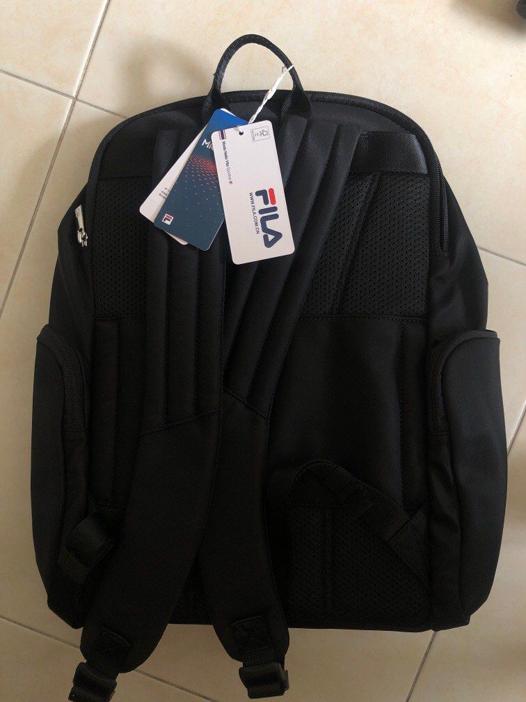 Fila black backpack computer