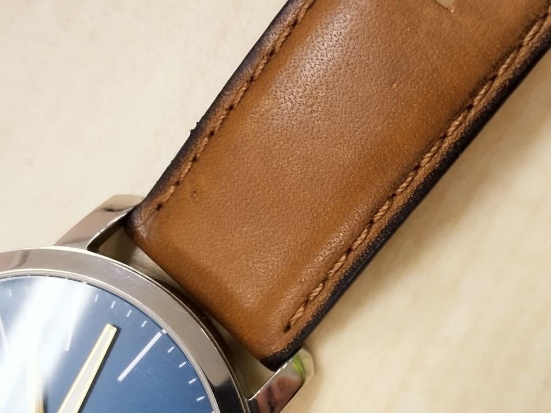 Fossil Luther Three Hand Light Brown Leather Watch BQ2311L Retail Price 249