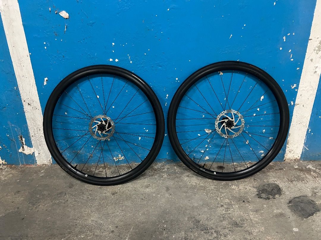 Giant P-A2 Disc wheelset 鋁合金碟煞輪組38mm框高, 運動產品, 單車及