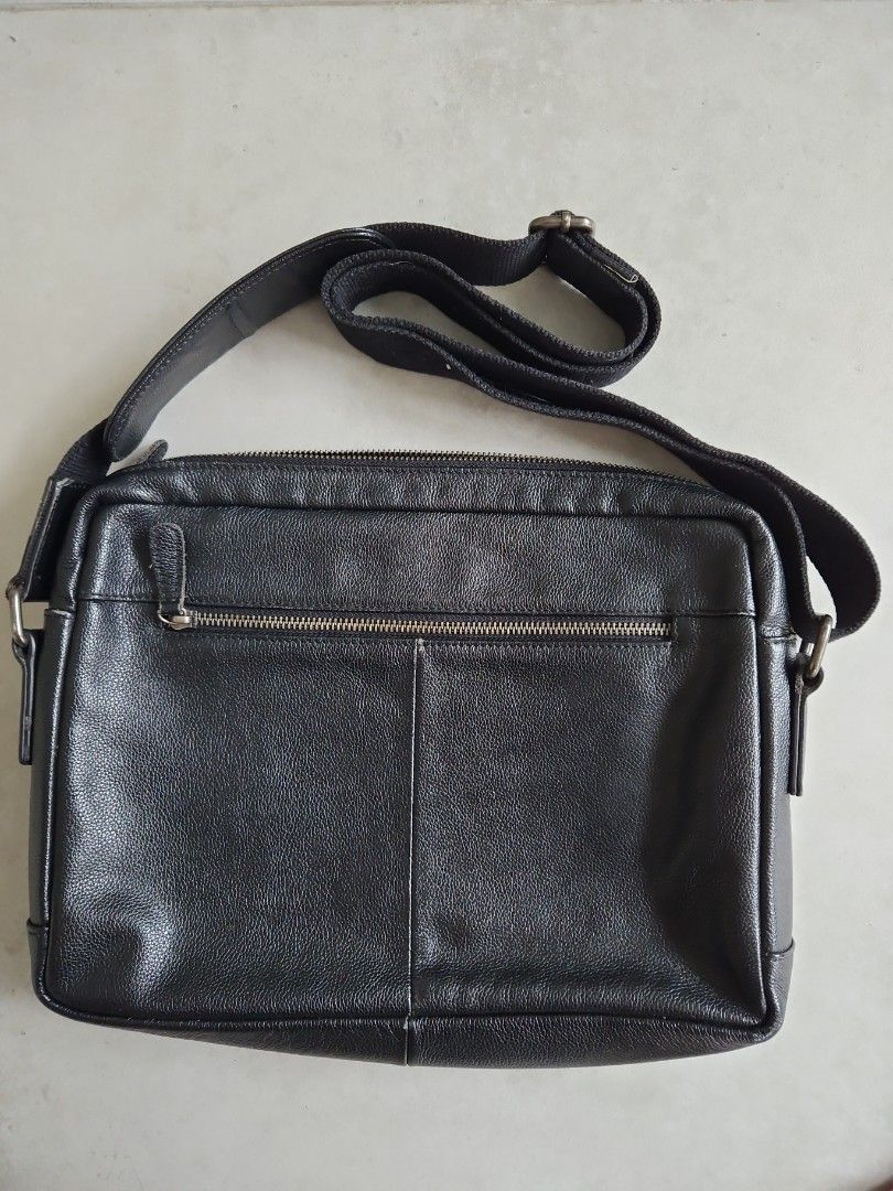 Goldlion leather bag clearance