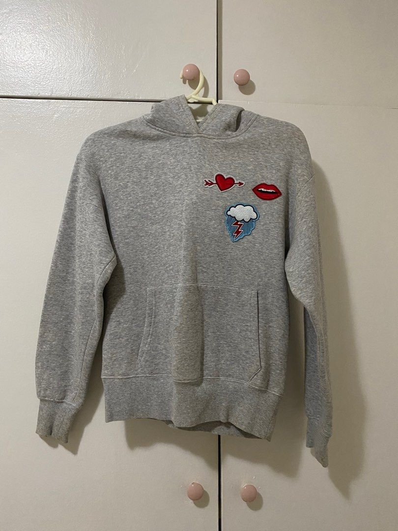 H&m hoodie grey outlet