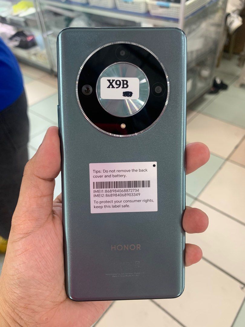 Honor X9B (12/256gb) (Category: Android Others) located in Manila. Submitted by arzillah (Listing ID 1319501355, Image 1). Description: Honor X9B 12/256gb Factory unlock Dual sim Slightly use No scratches No dents No issue All working Open for COD/COP + SF Manila area (sameday delivery) Province area (via LBC) required DP to avoid cancellations Physical store: Greenhills Shopping Center, 2ndfloor, stall#: Ai 11 Contact#: 09482217224 Page: Arzilla