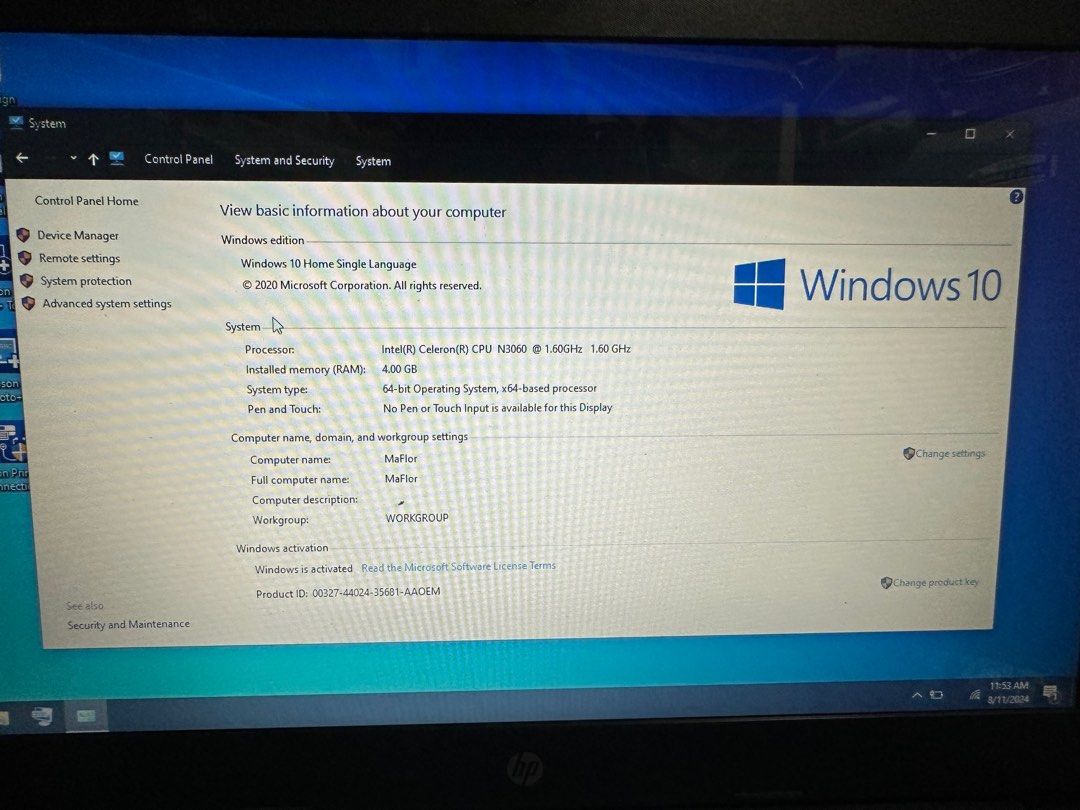 HP Laptop (Category: Laptops & Notebooks) located in Makati City. Submitted by kemsy02 (Listing ID 1319349216, Image 2). Description: HP Laptop Not using anymore Some keys are not working, maybe needs formatting and updating With charger and sleeves Slightly negotiable .