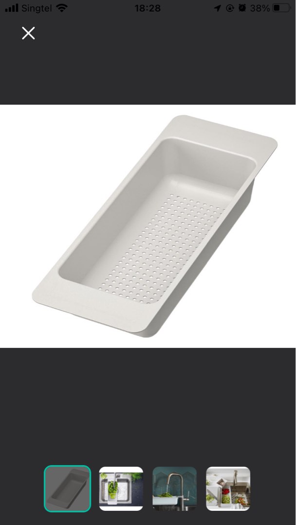 ikea sink caddy colander Furniture Home Living Bathroom Kitchen Fixtures on Carousell