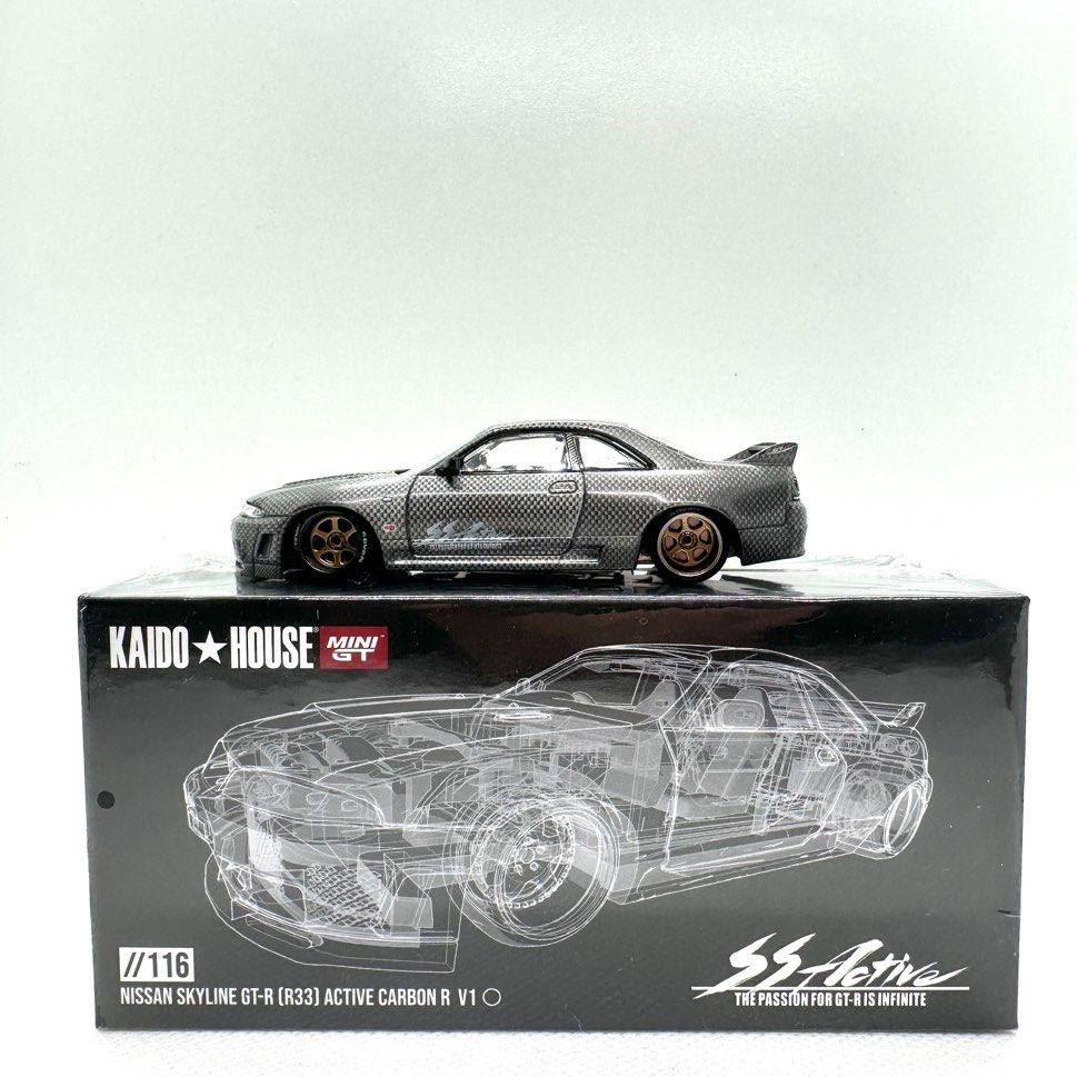 In Stock] Mini GT x Kaido House Nissan Skyline GT-R R33 Active