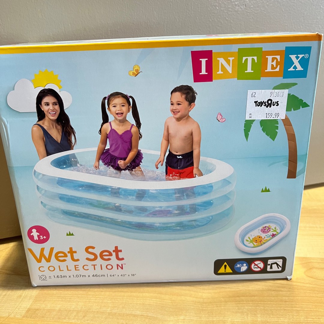 Intex Wet Set Collection Inflatable Swimming Pool, Babies & Kids ...