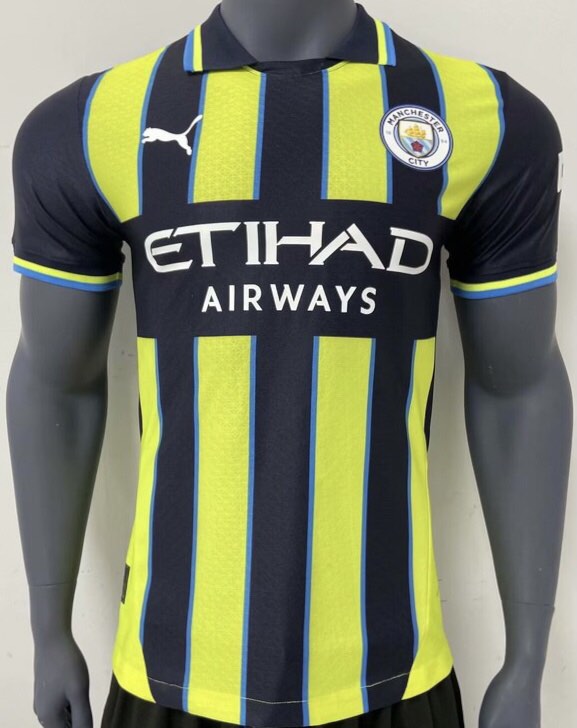 JERSI MANCHESTER CITY AWAY 24/25, Men's Fashion, Activewear on Carousell