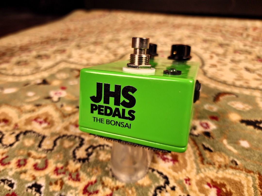 JHS BONSAI 9-WAY SCREAMER OVERDRIVE (Category: Musical Instruments) located in Las Pinas. Submitted by dbeansmusic (Listing ID 1319470486, Image 2). Description: FOR SALE ONLY! NO TRADES. JHS BONSAI 9-WAY SCREAMER OVERDRIVE - Pedal is BRANDNEW. Only tested at home studio. Kept in box since. SEE ACTUAL PHOTOS. - Pedal complete w/ box, unused rubber feet, manual, JHS sticker w/ pre-installed velcro. Features: - Nine overdrive pedals packed into one