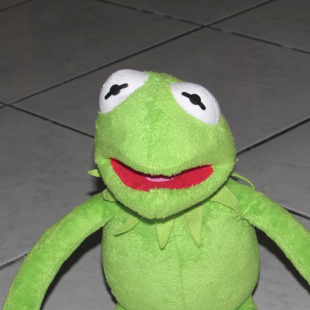 Kermit the Frog Articulated Plush #02 Hobbies Toys Toys Games on