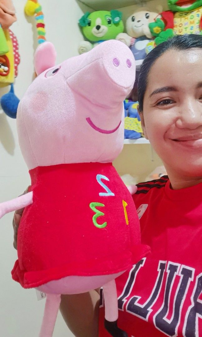 Large talking peppa pig clearance