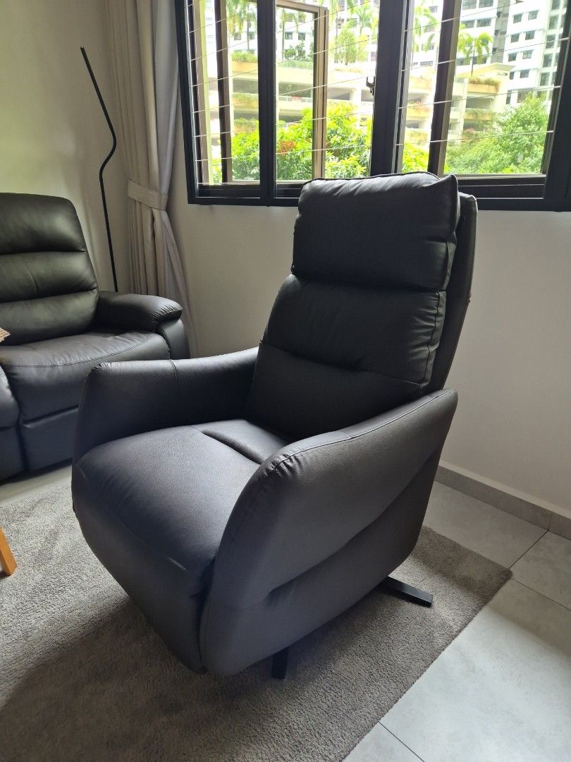 Leather Electric Armchair, Furniture & Home Living, Furniture, Chairs