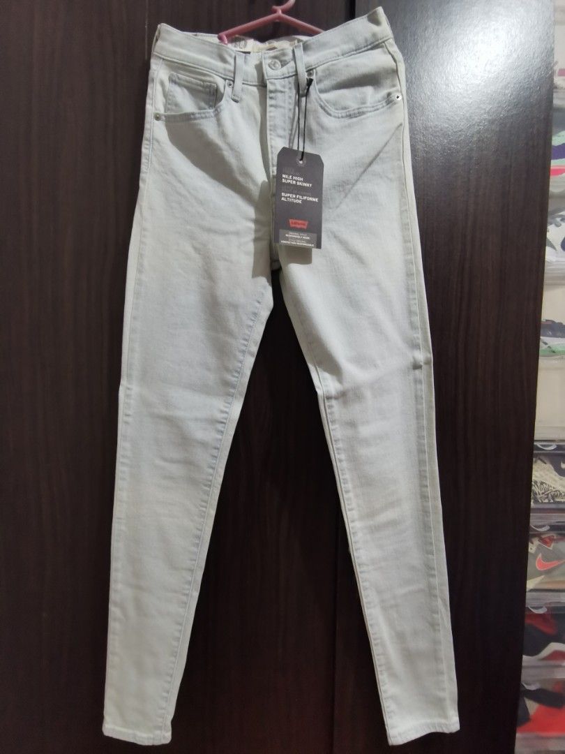 Levi's Mile High Super Skinny (Category: Jeans) located in Manila. Submitted by marjll (Listing ID 1319382642, Image 1). Description: Brandnew with Tag Highwaist Skinny from Levi's Waist: 27inches Length: 30inches Denim Stretch MOP:BDO COURIER: LBC/GOGO EXPRESS.