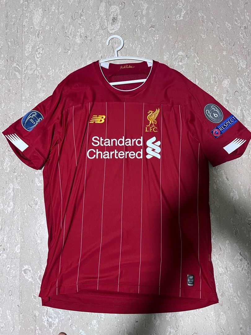 Liverpool 2019 Title Winning Home Jersey XL Mane 10, Men's Fashion