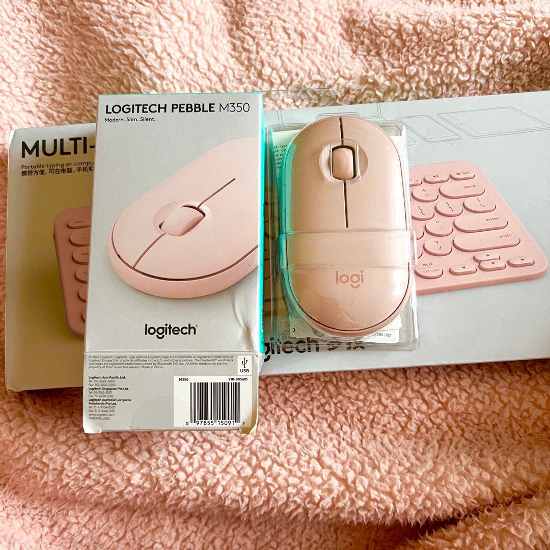 LOGITECH K380s Keyboard & Pebble Bluetooth Mouse M350 (Category: Computer Keyboard) located in Rizal. Submitted by joyceee22 (Listing ID 1319351810, Image 2). Description: ☑️ complete with box and manual ☑️ batteries issue: need cleaning ng scroll wheel bigla na lang di gumana pero yung clicker goods po.. RFS: di compatible sa desktop ng office namin. .