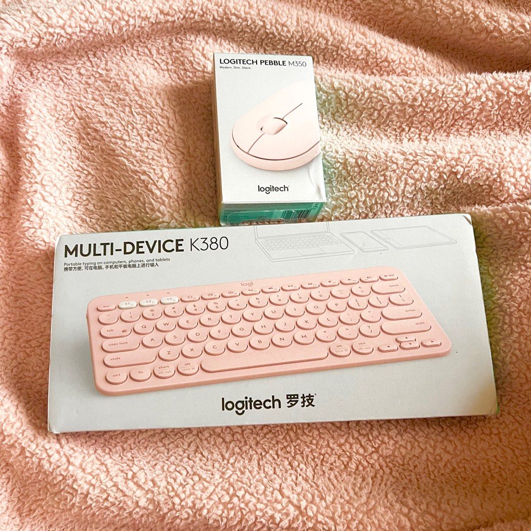 LOGITECH K380s Keyboard & Pebble Bluetooth Mouse M350 (Category: Computer Keyboard) located in Rizal. Submitted by joyceee22 (Listing ID 1319351810, Image 3). Description: ☑️ complete with box and manual ☑️ batteries issue: need cleaning ng scroll wheel bigla na lang di gumana pero yung clicker goods po.. RFS: di compatible sa desktop ng office namin. .