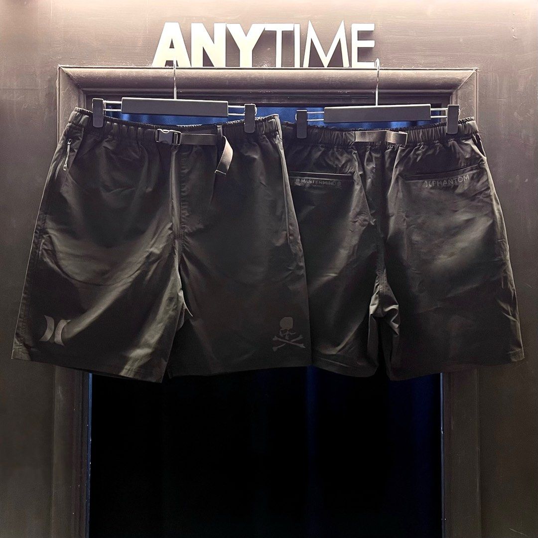 Mastermind x Hurley Phantom Woven Shorts, 男裝, 褲＆半截裙, 短褲 