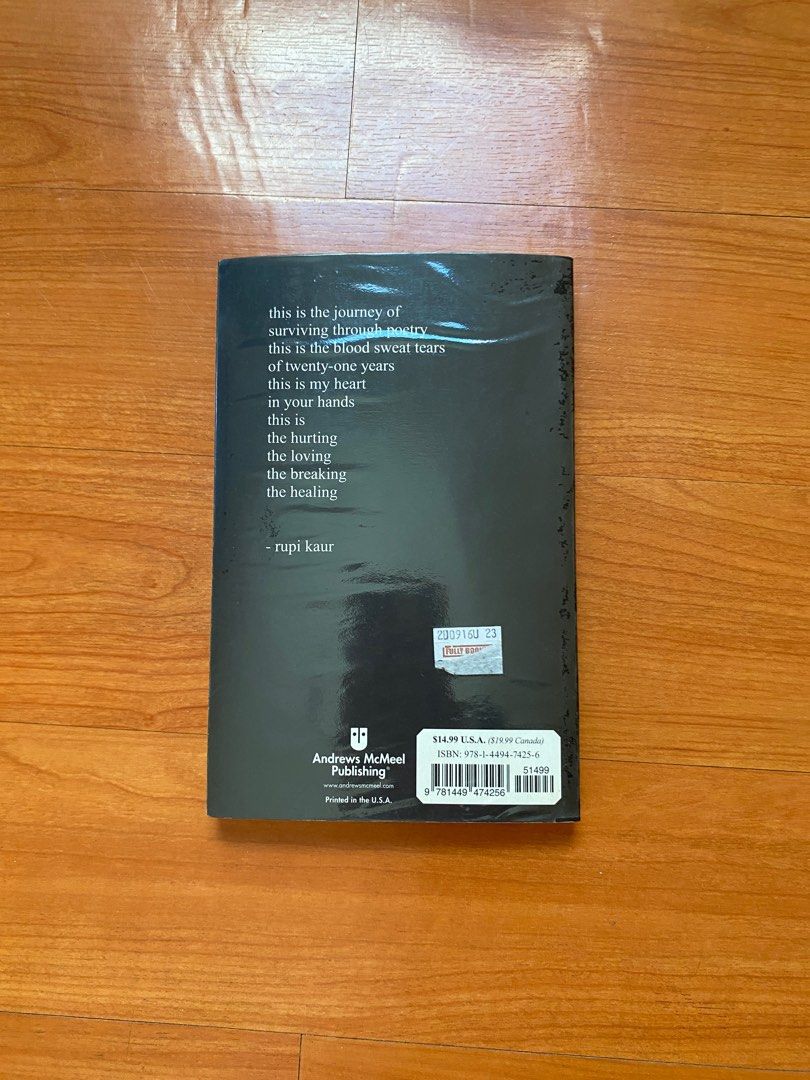 Milk and Honey by Rupi Kaur (Category: Storybooks) located in Cavite. Submitted by seulbearrr (Listing ID 1319422899, Image 2). Description: - has yellow marks on edges - see photos for other flaws - can send you more photos - shipping fee is shouldered by the buyer MOP: - gcash - unionbank - metrobank - maya MOD - lalamove - grab - ggx location: near SM Bacoor can do meet up in SM Bacoor .