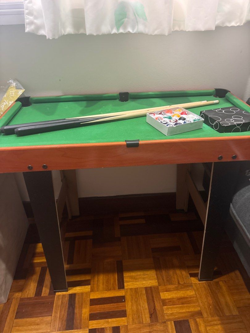 Pool Table Rm100 Mini Portable Pool Billiard Table, Hobbies & Toys, Toys & Games on ...