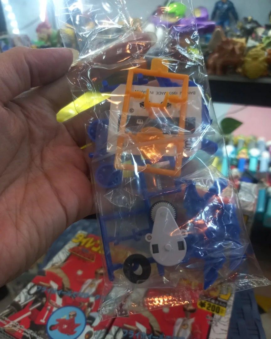 Motor Power Rangers Bandai 1993 made in japan biru, Toys & Collectibles ...