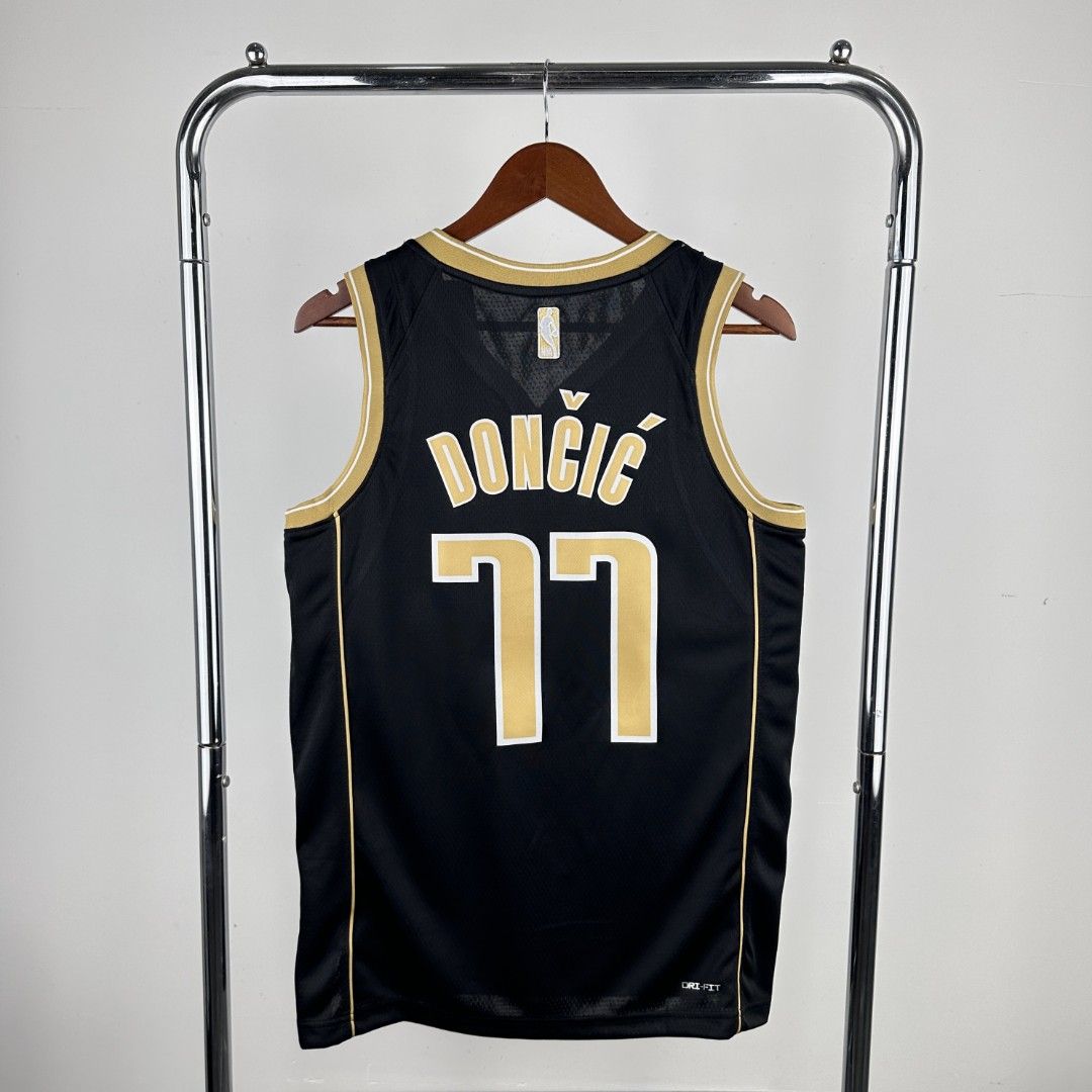 NBA Luka Doncic Black Jersey 2024 Men s Fashion Activewear on Carousell