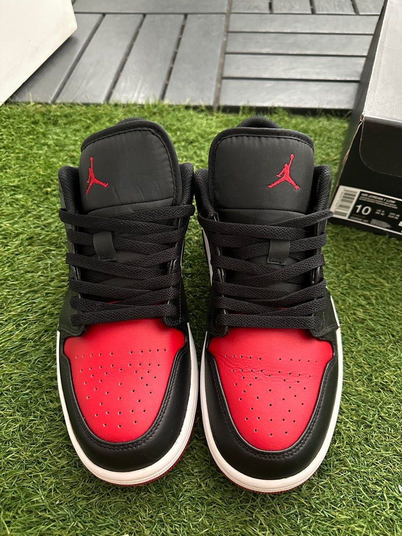 Jordan 1 bred toe size 9 deals