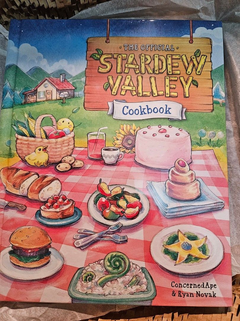 Official Stardew Valley Cookbook (Category: Storybooks) located in Paranaque City. Submitted by FitNHobbies (Listing ID 1319384726, Image 1). Description: CHRISTMAS SALE! Official Stardew Valley Cookbook BRAND NEW AND SEALED Price: 2,299php (3 PCS LEFT) Location: Parañaque City Delivery: Lalamove (Shouldered by buyer) Payment: COD or GCASH.