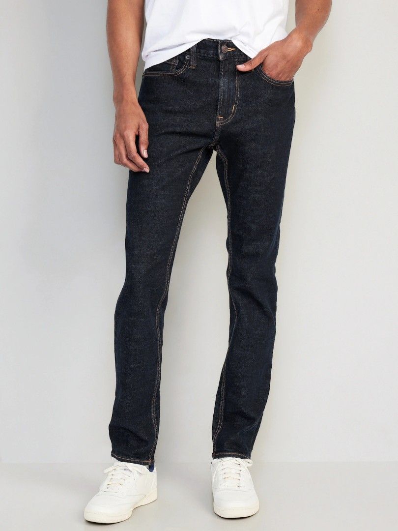 Old Navy Indigo Slim Built In Flex Jeans W31 L30 Men s Fashion Bottoms Jeans on Carousell