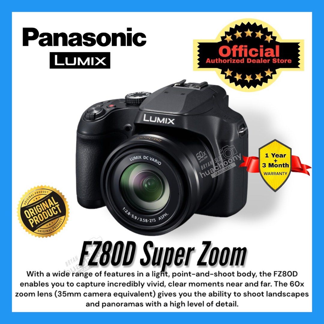 Lumix Fz80 Panasonic Superzoom Used Panasonic Lumix DC-FZ80