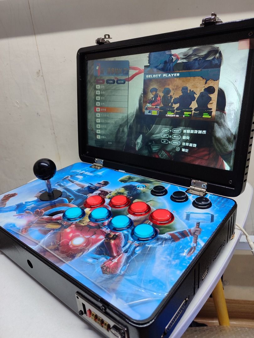 Pandora's Box Portable Arcade Game Console, 14-inch Screen (Category: Others) located in Makati City. Submitted by glempol-1 (Listing ID 1319380514, Image 3). Description: Good as brandnew no issue HD resolution Portable all-metal Pandora's Box, ideal for travel and outdoor activities 14-inch HD display with 1280X720 picture quality for on-the-go gaming Equipped with HDMI, VGA, and USB ports for connection to various devices and controllers.