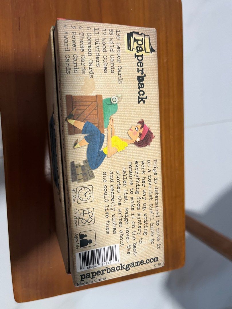Paperback Game (Category: Board Games & Puzzles) located in Singapore. Submitted by mllee5 (Listing ID 1319408708, Image 2). Description: .