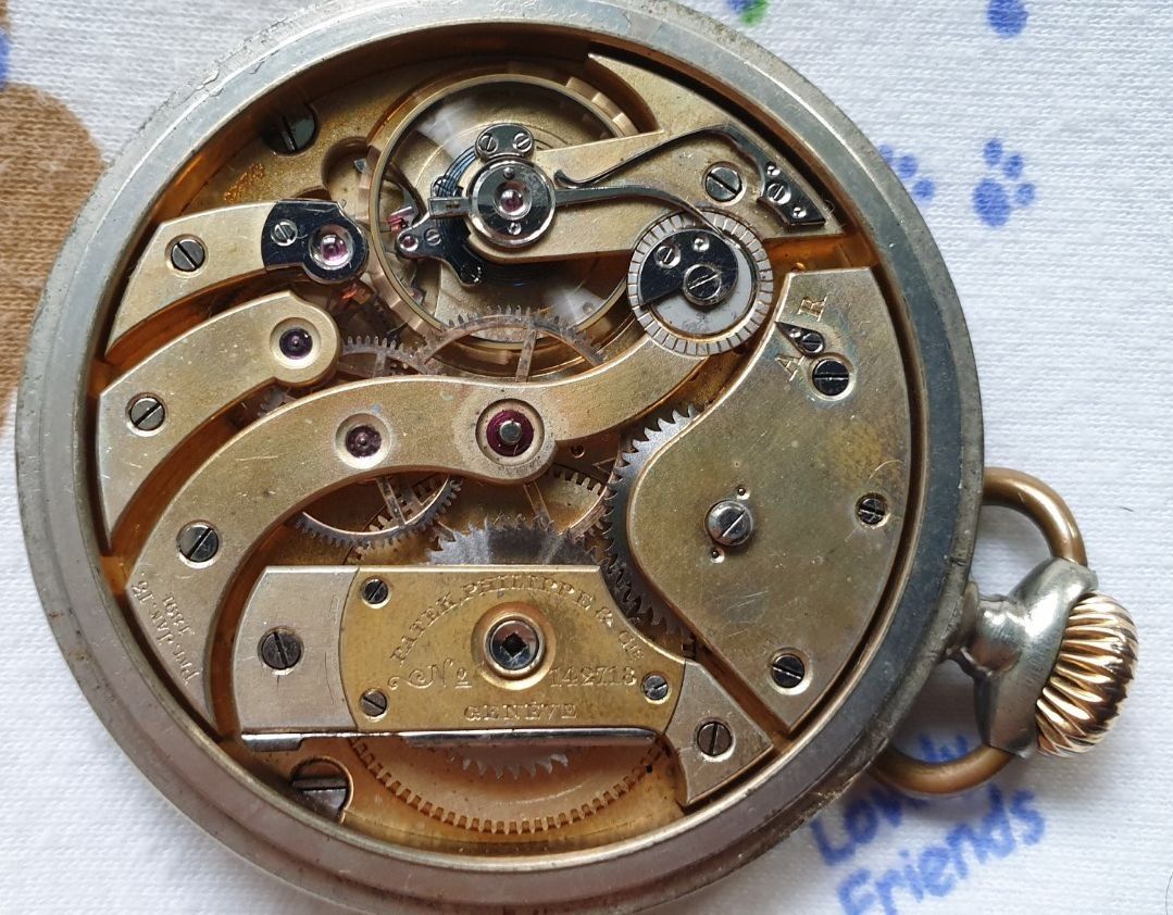 Patek Philippe Chronometro Gondolo Swiss Pocket Watch Converted to Wrist Watch