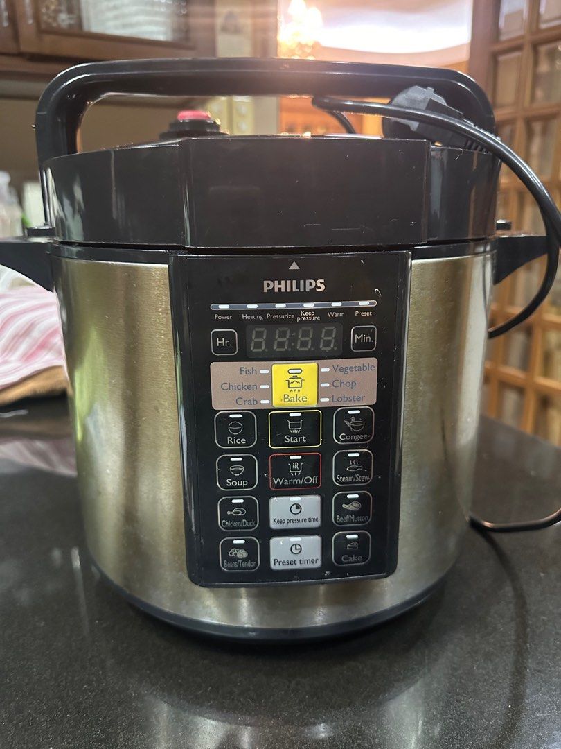 Philips “Instapot” Multicooker/ electric pressure cooker (Category: Other Kitchen Appliances) located in Paranaque City. Submitted by lovebrand (Listing ID 1319490936, Image 1). Description: Multi cooker. Sauté, pressure cook, braise, cook rice, etc Retails at around P11k Offers convenience when cooking .