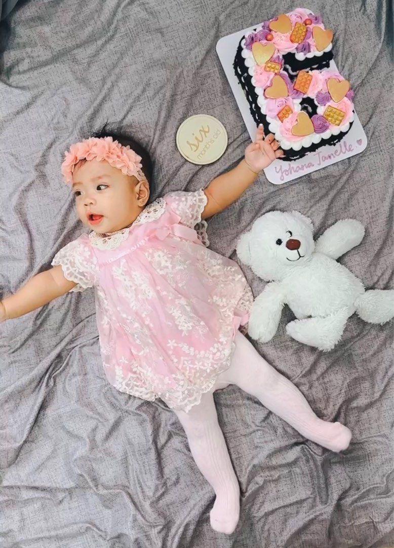 Pink dress for baby (Category: Babies & Kids Fashion) located in Las Pinas. Submitted by jalora (Listing ID 1319441802, Image 3). Description: .