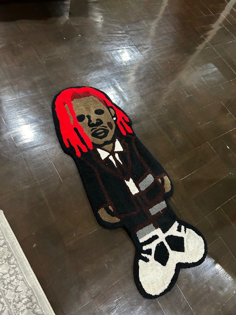 PLAYBOI CARTI RUG (Category: Carpets, Mats & Flooring) located in Makati City. Submitted by sunday.cookout (Listing ID 1319497625, Image 1). Description: 40in X 18in Around 3.3ft .
