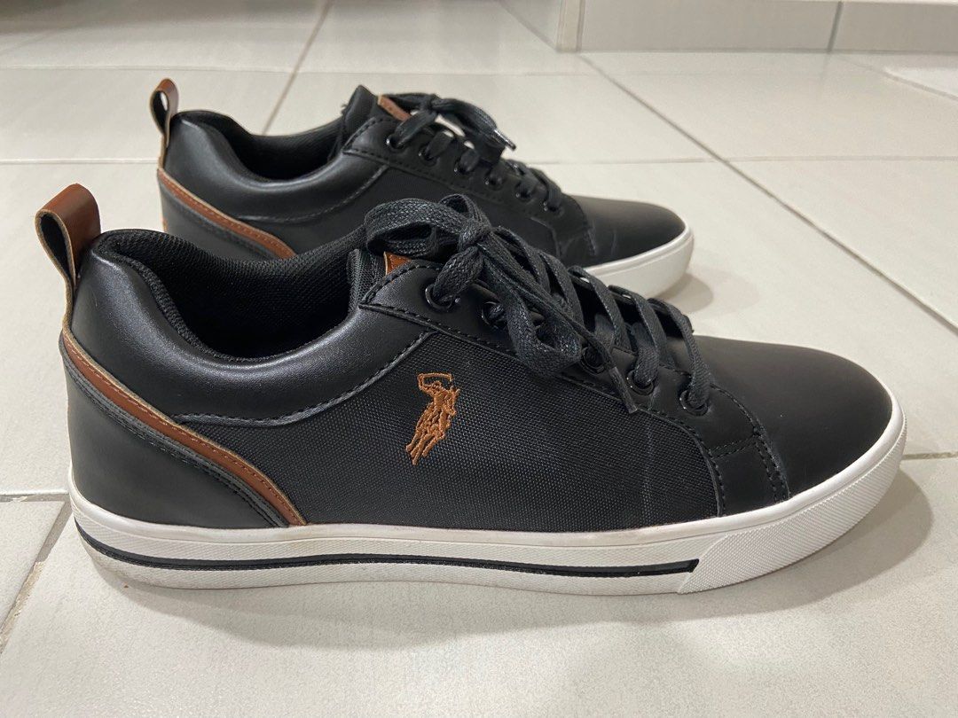 Black polo casual shoes top