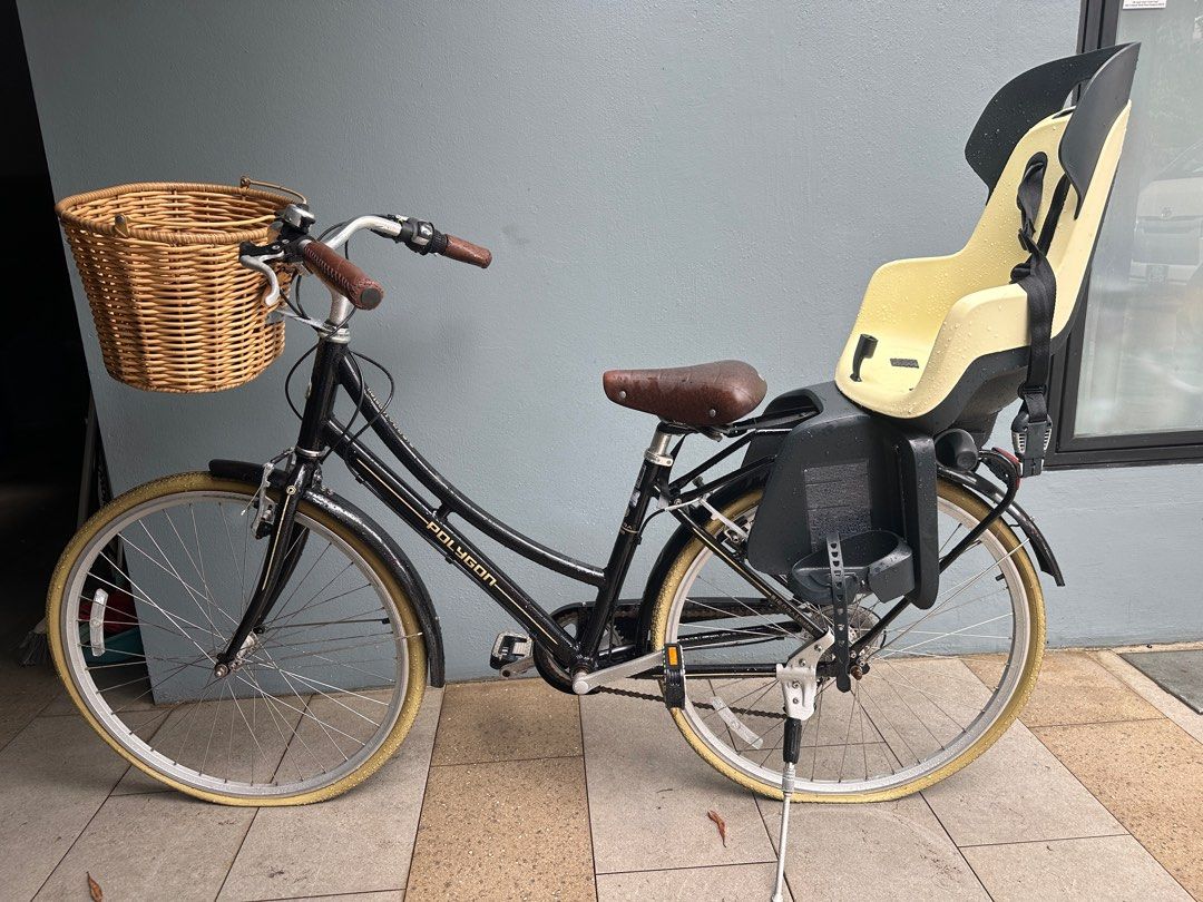 Polygon Oosten Bicycle With child seat for sale