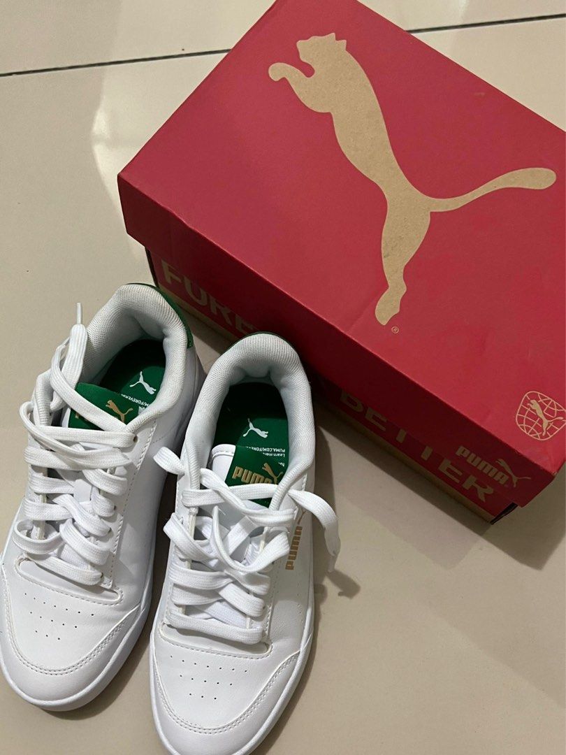 Puma smash perforated trainers online