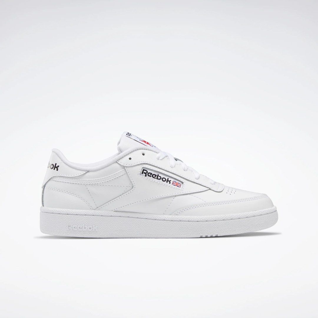 Reebok Club C 85 Trainers White White Core Black Women s Fashion Footwear Sneakers on Carousell