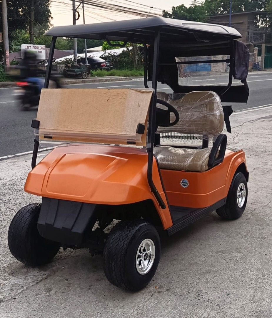 2 Seater Electric Golf Cart (Category: Golf) located in Cavite. Submitted by cebcar (Listing ID 1312008954, Image 1). Description: 5 units are in promo 1. blue 2. peal White 3. acqua green 4. dark green 5. gray Powered by GoSolar Lithium Battery New Paint Body and Chassis New Upholstery New Foldable Windshield Freebies - golf bag canopy 3 months Warranty Labor and Parts.