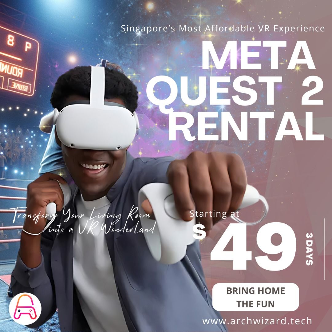 Virtual Reality Iptv Oculus Quest Rent Meta Quest ArchWizard