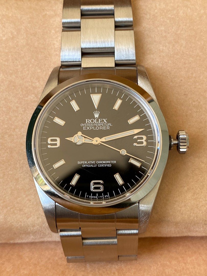 Rolex Explorer 1 Neo Vintage 36mm Tritium Rare Men s Fashion Watches Accessories Watches on Carousell