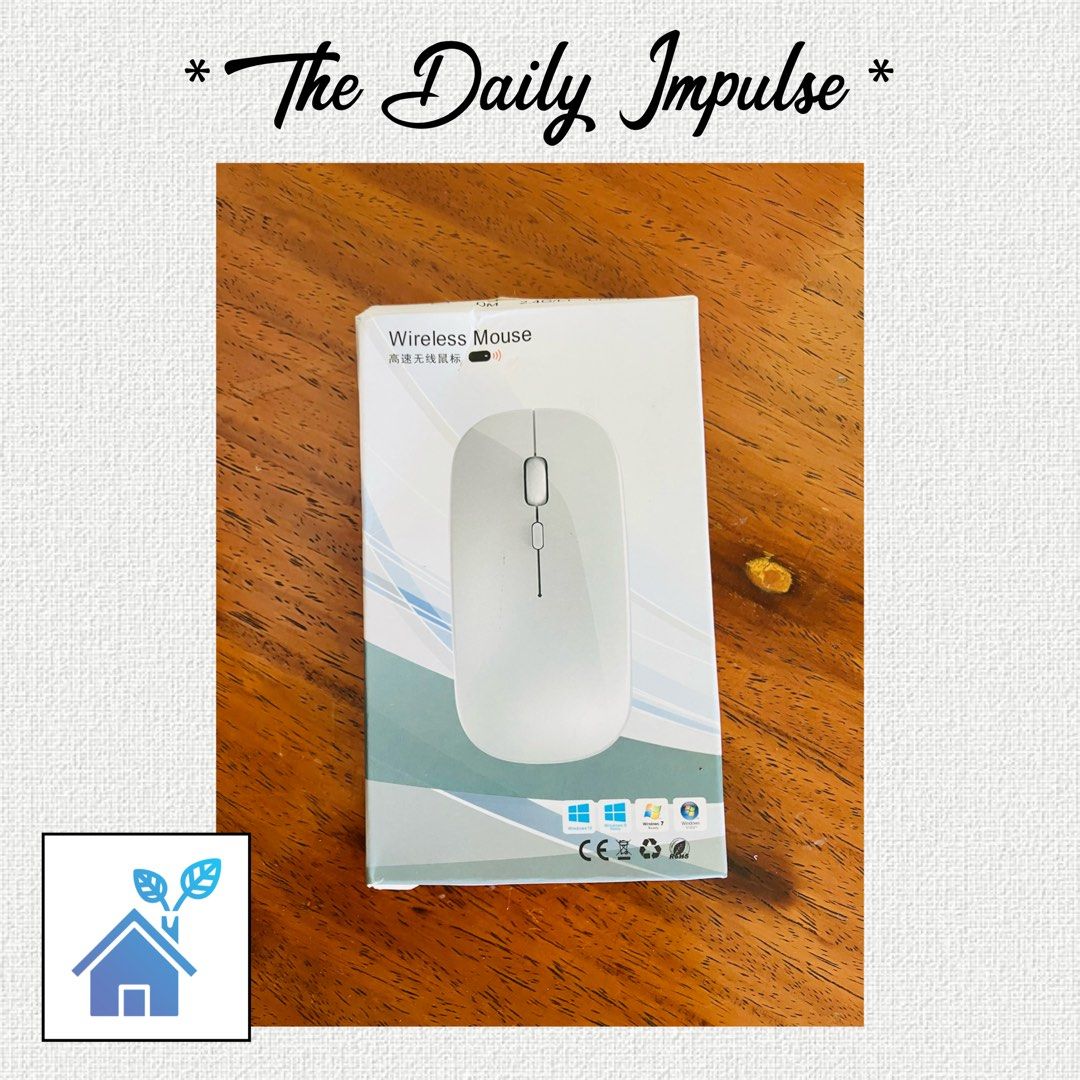 Rose Gold Rechargeable Wireless Mouse 🌸 (Category: Mouse & Mousepads) located in Makati City. Submitted by the_daily_impulse (Listing ID 1319442495, Image 2). Description: ▪️Brand new ✨ ▪️Lightweight and compact ☁️ ▪️Rechargeable using micro USB cord 🔌 ▪️Does not use batteries 🪫 ▪️Compatible with any device with Bluetooth such as smart phone, laptop, tablet ▪️Comes with original box 📦 ❌ NO RETURN / REFUND ❌.