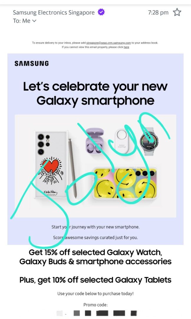 Samsung promo code galaxy watch shop