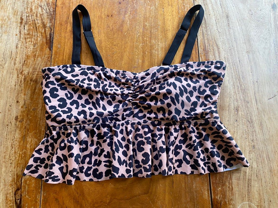 Shein Leopard 2-piece bikini Plus size (Category: Bikinis & Swimsuits) located in Cavite. Submitted by astjo (Listing ID 1319383053, Image 2). Description: Used once size 1XL please note that the underwear is different brand, not shein.