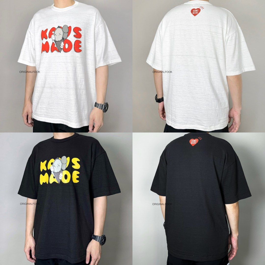 2XL WHITE KAWS MADE GRAPHIC T-SHIRT #1