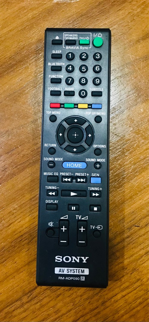 Sony AV System RM-ADP090 Remote Control, TV & Home Appliances, TV ...