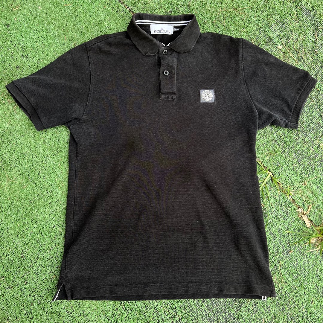Stone Island Collar T shirt Men s Fashion Activewear on Carousell