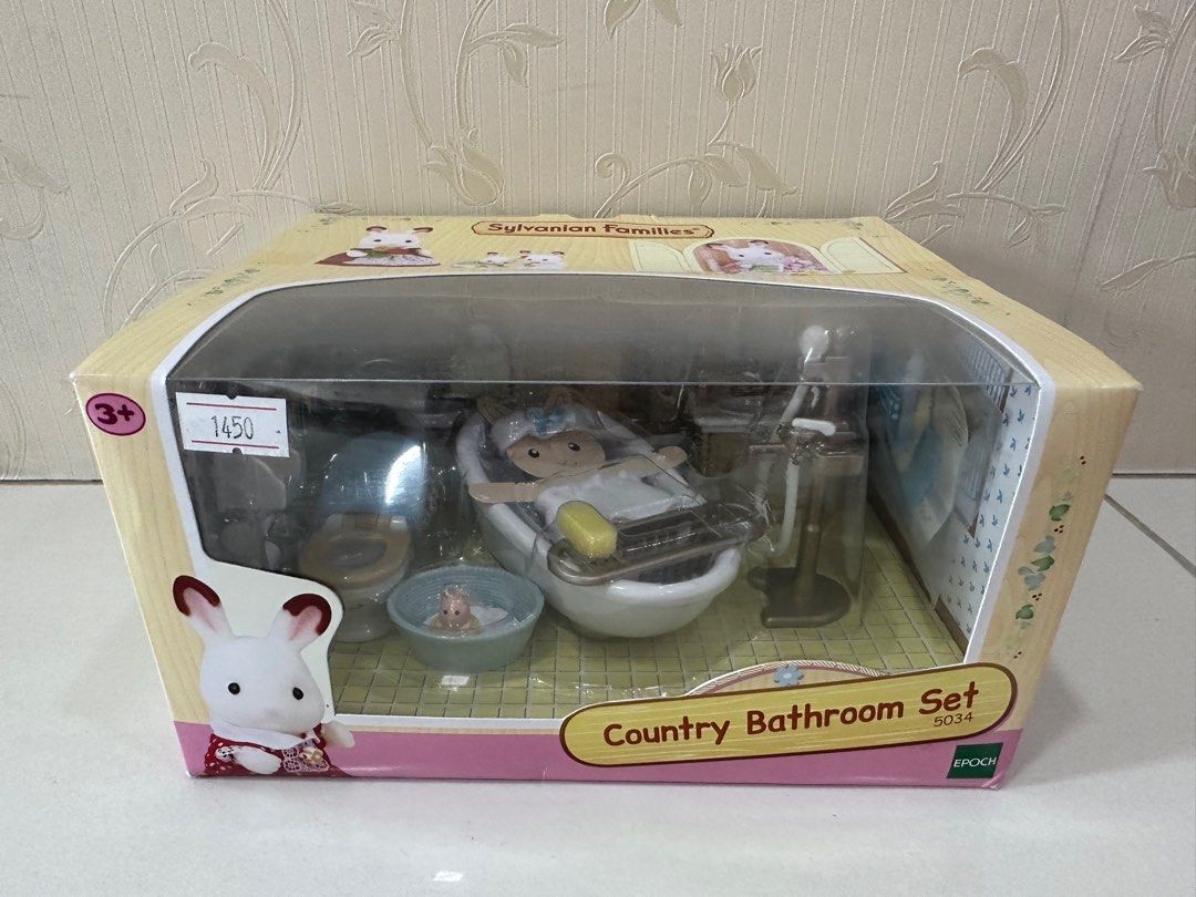 Sylvanian families country bathroom set 5034 clearance