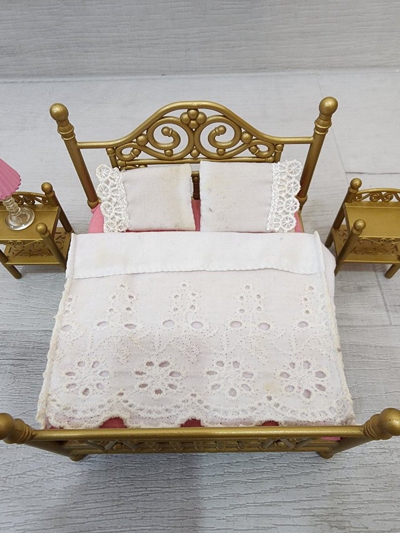 Brass Bed Sylvanian Families Double Bed Sylvanian Families