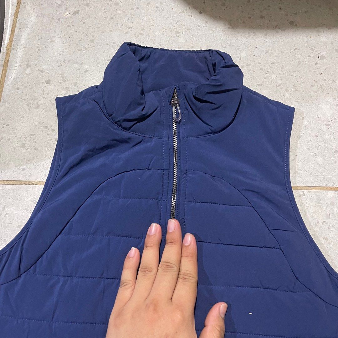 Tangerine puffer vest on sale